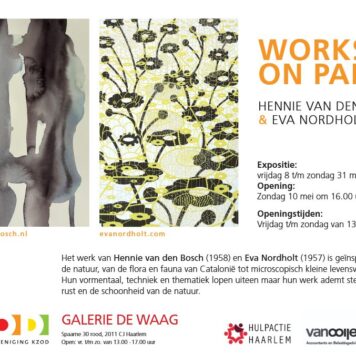 Expositie Galerie De Waag / KZOD (Works on Paper: De natuur als muze)