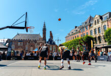 PRO Cup-voorronde en Street League komen samen in 3×3-basketbal event in Haarlem 3x3 basketbal. Fotografie: Dušan Jocić.
