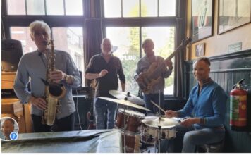Live Jazz “Spoor-Four” in Café Sligting Ingezonden foto.