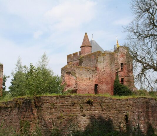 Archeologische sporen ontrafeld: Noord-Hollandse kastelen en Willem van Brederode komen tot leven in Huis van Hilde 1.-Ruine-van-Brederode-in-Santpoort