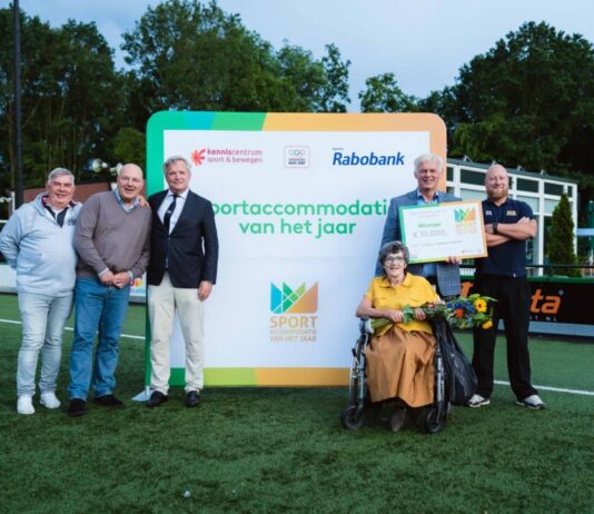 Clubhuis Rugbyclub Haarlem uitgeroepen tot Sportaccommodatie van het Jaar 2026 Clubhuis Rugbyclub Haarlem uitgeroepen tot Sportaccommodatie van het Jaar 2026. Foto: NOCNSF.
