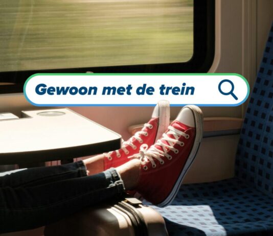 Zeven op tien Nederlanders staan open voor vakantie met trein, maar veel kiezen toch vliegtuig Gewoon met de trein campagne - Milieu Centraal. Bron = Unsplash, Alexander Bagno.