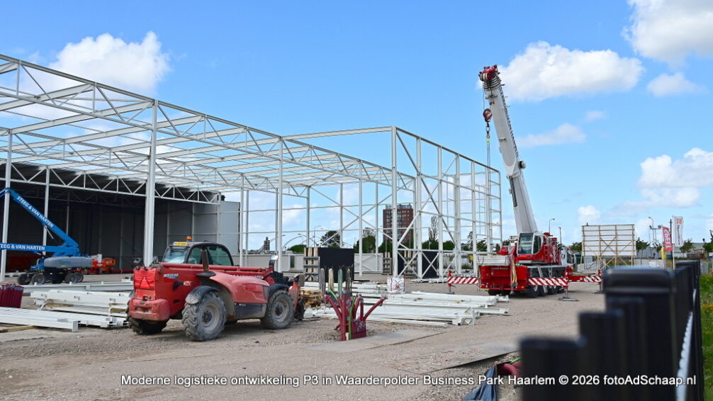 Moderne logistieke ontwikkeling P3 in Waarderpolder Business Park Haarlem