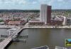 Nieuwbouw Schoterkwartier Spaarndamseweg Haarlem uit de steigernetten