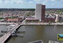 Nieuwbouw Schoterkwartier Spaarndamseweg Haarlem uit de steigernetten