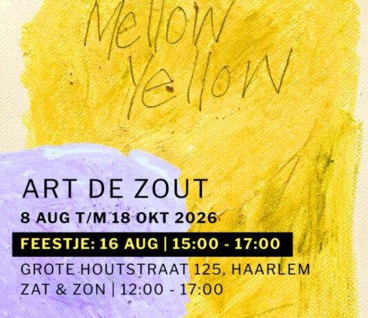 Feestelijke opening expositie ‘Mellow Yellow’ bij Galerie Art De Zout in Haarlem