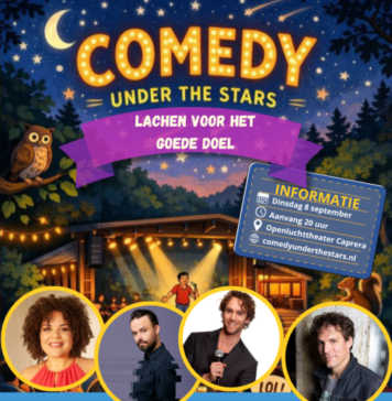 Lachen onder de sterrenhemel voor het goede doel tijdens Comedy under the Stars in Caprera