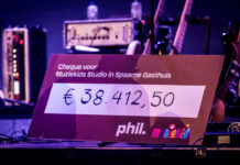 Benefietconcert in PHIL brengt ruim 38.000 euro op voor Muziekids Studio in Spaarne Gasthuis Muziekids benefietconcert. Fotografie: Peter van Heun.