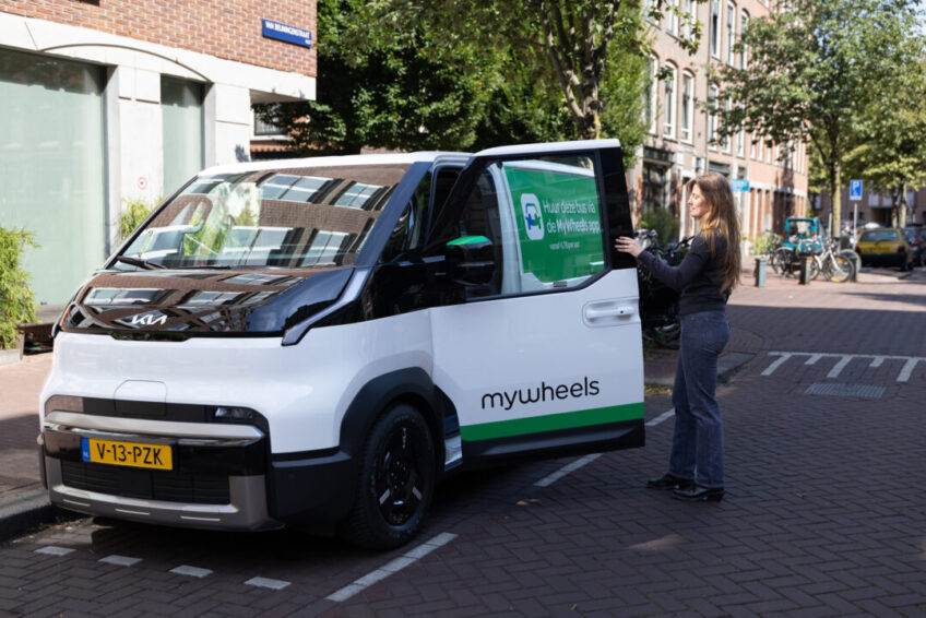 Grote spullen vervoeren: MyWheels plaatst elektrische deelbusjes in Haarlem