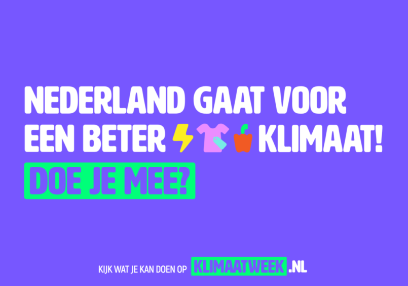 Laat zien hoe groen Haarlem is tijdens de Nationale Klimaatweek
