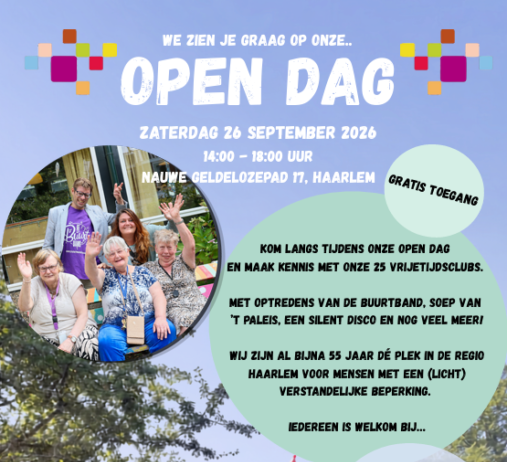 Neem een kijkje achter de schermen bij de open dag van Stichting De Baan