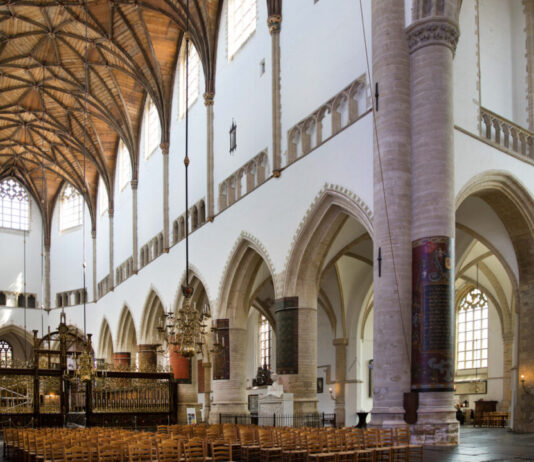 Klim in de toren en ontdek verborgen plekken in de Grote of St. Bavokerk Interieur koor - Bavo. Fotografie: Chris Hoefsmit.