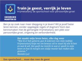 Maak kennis met de vrijmetselarij tijdens open avond van Loge Georges Martin III