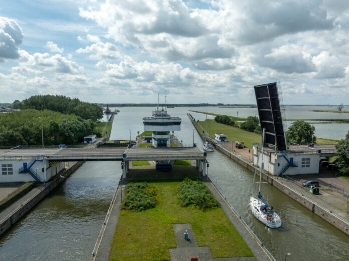 Houtribsluizen. Ingezonden foto Provincie Noord-Holland.