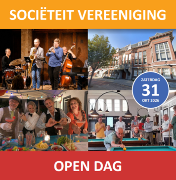 Neem een kijkje achter de deuren van het historische pand van Sociëteit Vereeniging tijdens de Open Dag
